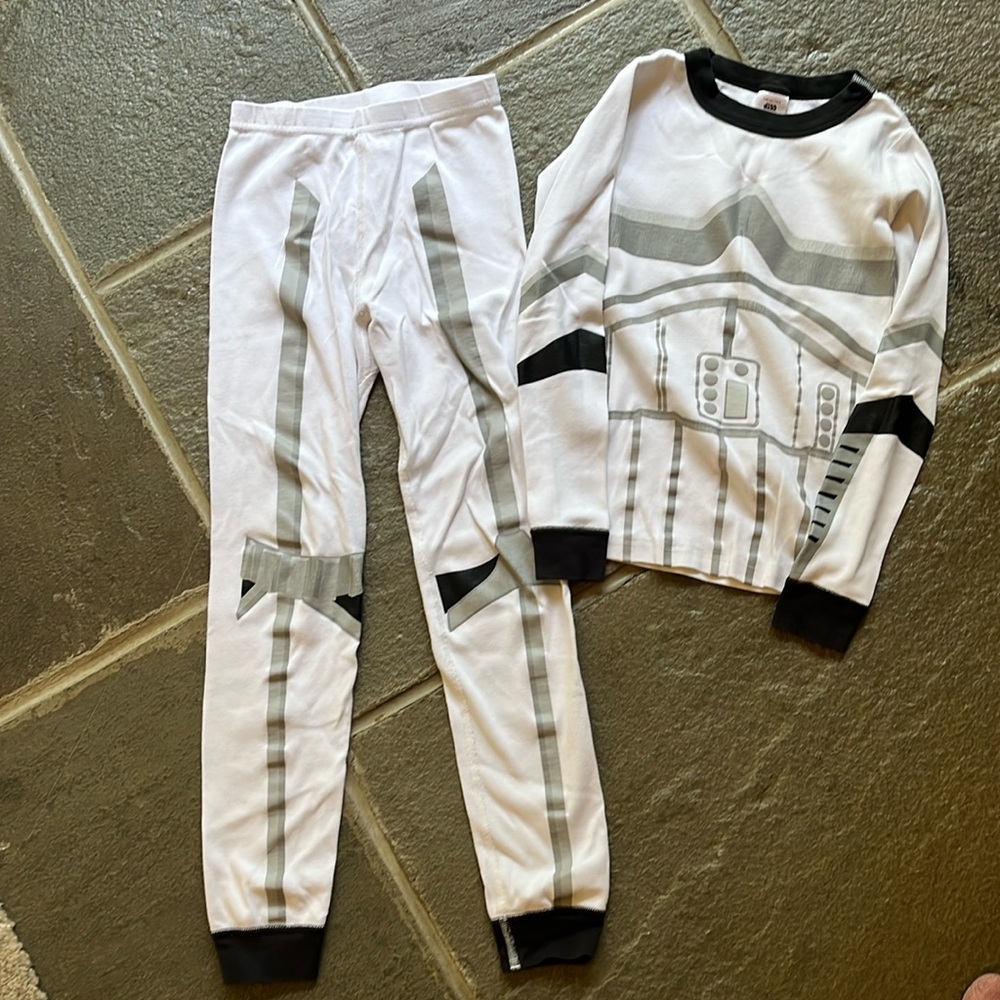 Hanna Andersson Storm Trooper Star Wars Kids Pajamas Size 8